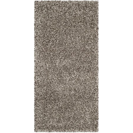 Safavieh 5 ft. 1 in. x 8 ft. Rectangle Grey Milan Shag Rug SG180-8080-5